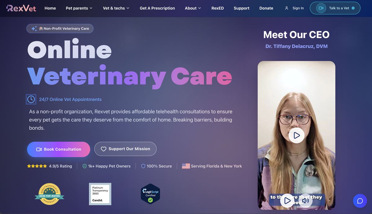 RexVet — Veterinary Platform